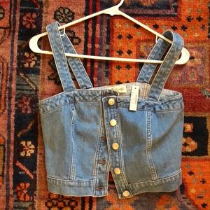 Madewell Tops - Madewell denim crop top Madewell Tops - Madewell denim crop top